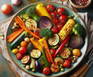 healthy food ideas for dinner - Roasted vegetables make a delicious and <yoastmark class=